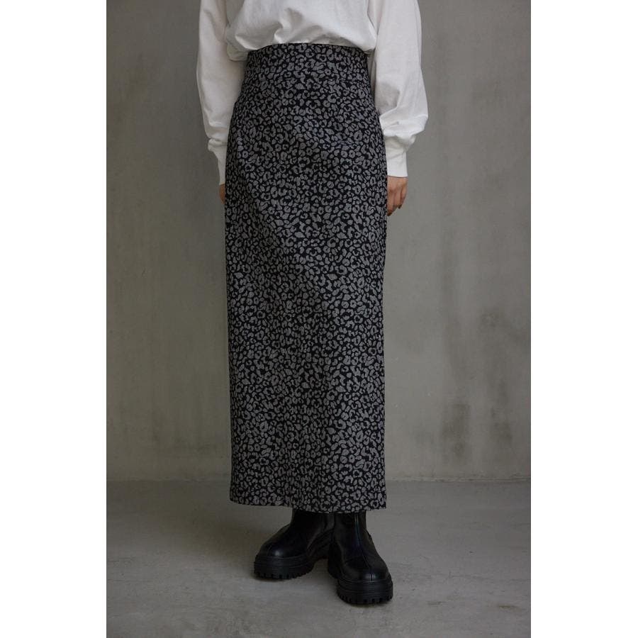 マディソンブルー　タイトスカートレオパード　01S 13万円　アニマル柄 極美品 コクーンスカートレオパード 01S マディソンブルー 12万円