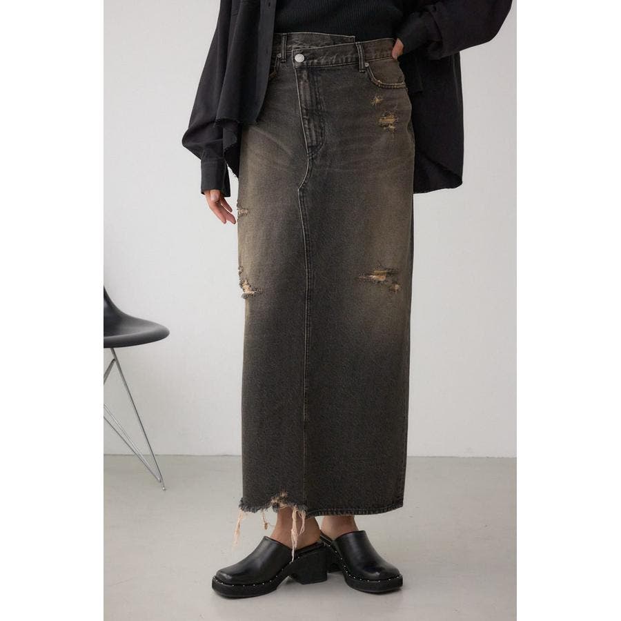 AZUL DENIM ヴィンテージライクデニムスカート[品番：AZLW0023752