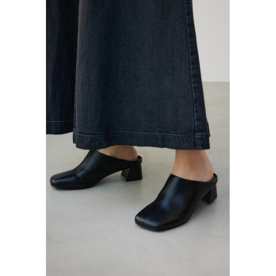 フェイクレザーバックレスミュール[品番：AZLW0021747]｜AZUL BY