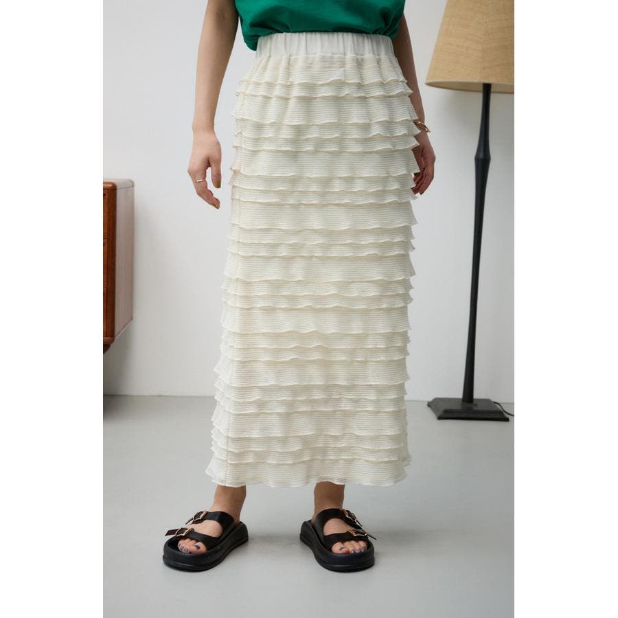 新品☆moussy マウジー フリルアシンメトリースカート