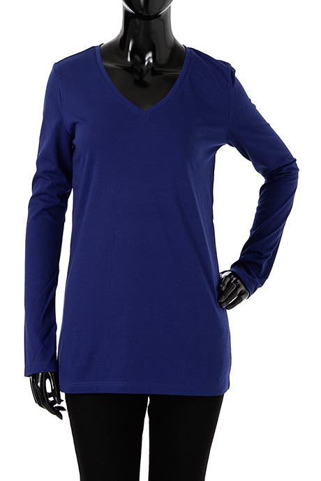 NextRA+ WARM∞DEO】Vネック長袖Tシャツ【SALE】 YN7109