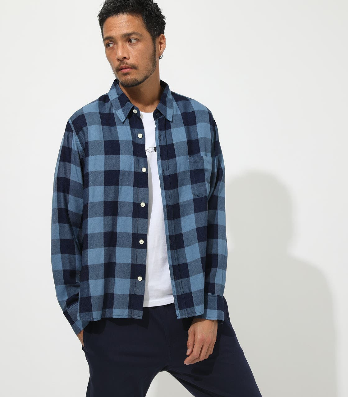 moussy - 今季新作完売☆MOUSSYビッグチェックシャツ☆オーバーサイズシャツ☆新品タグ付 AZUL BY MOUSSY シャツ ネルチェックシャツ メンズ : ZOZOTOWN