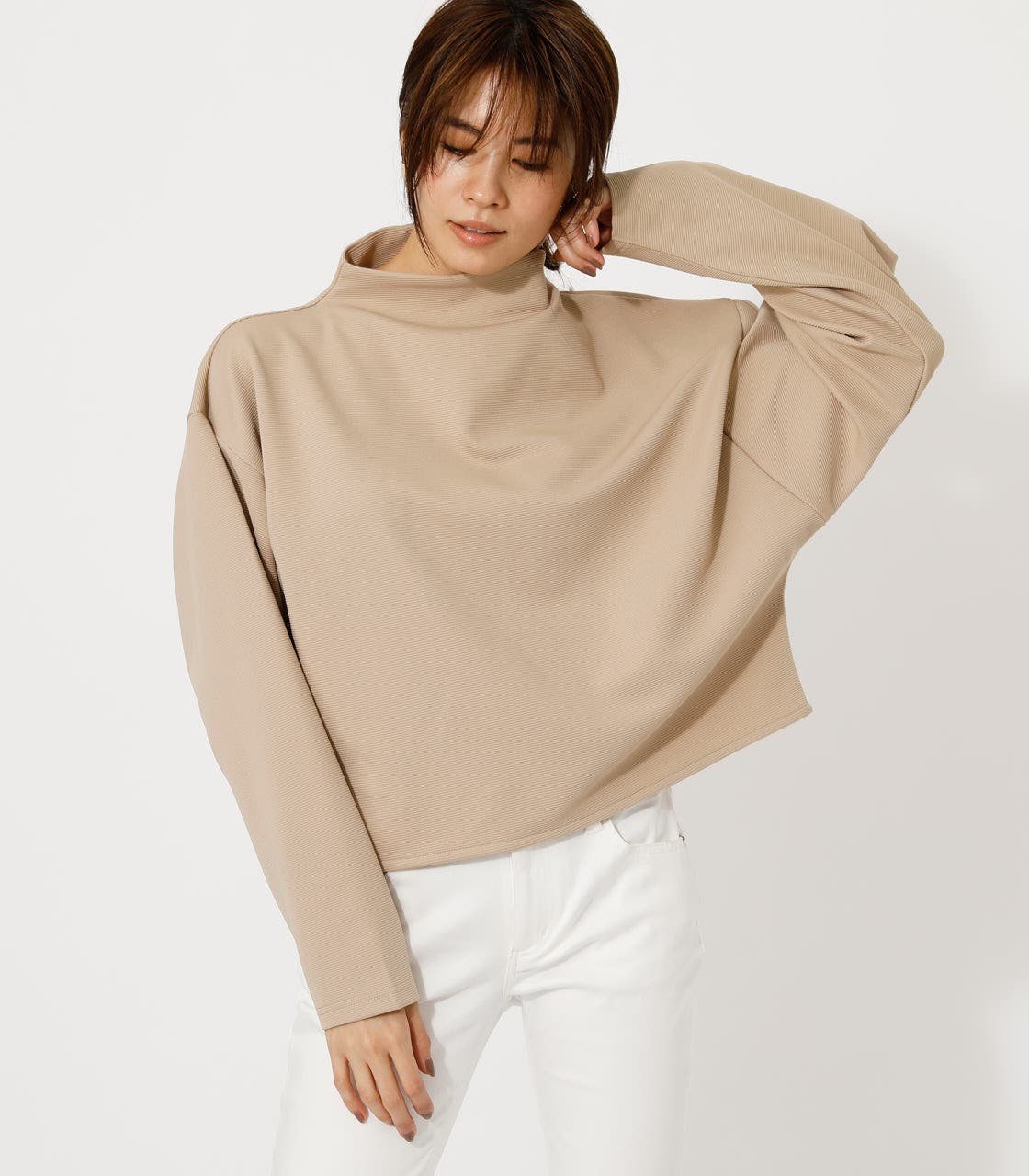 BOTTLE NECK DOLMAN TOPS/ボトルネックドルマントップス[品番