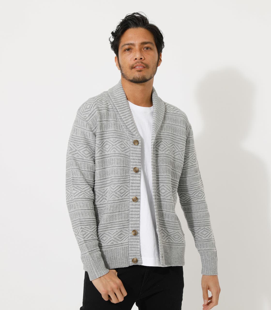 ORTEGA SHAWL CARDIGAN/オルテガショールカーディガン[品番