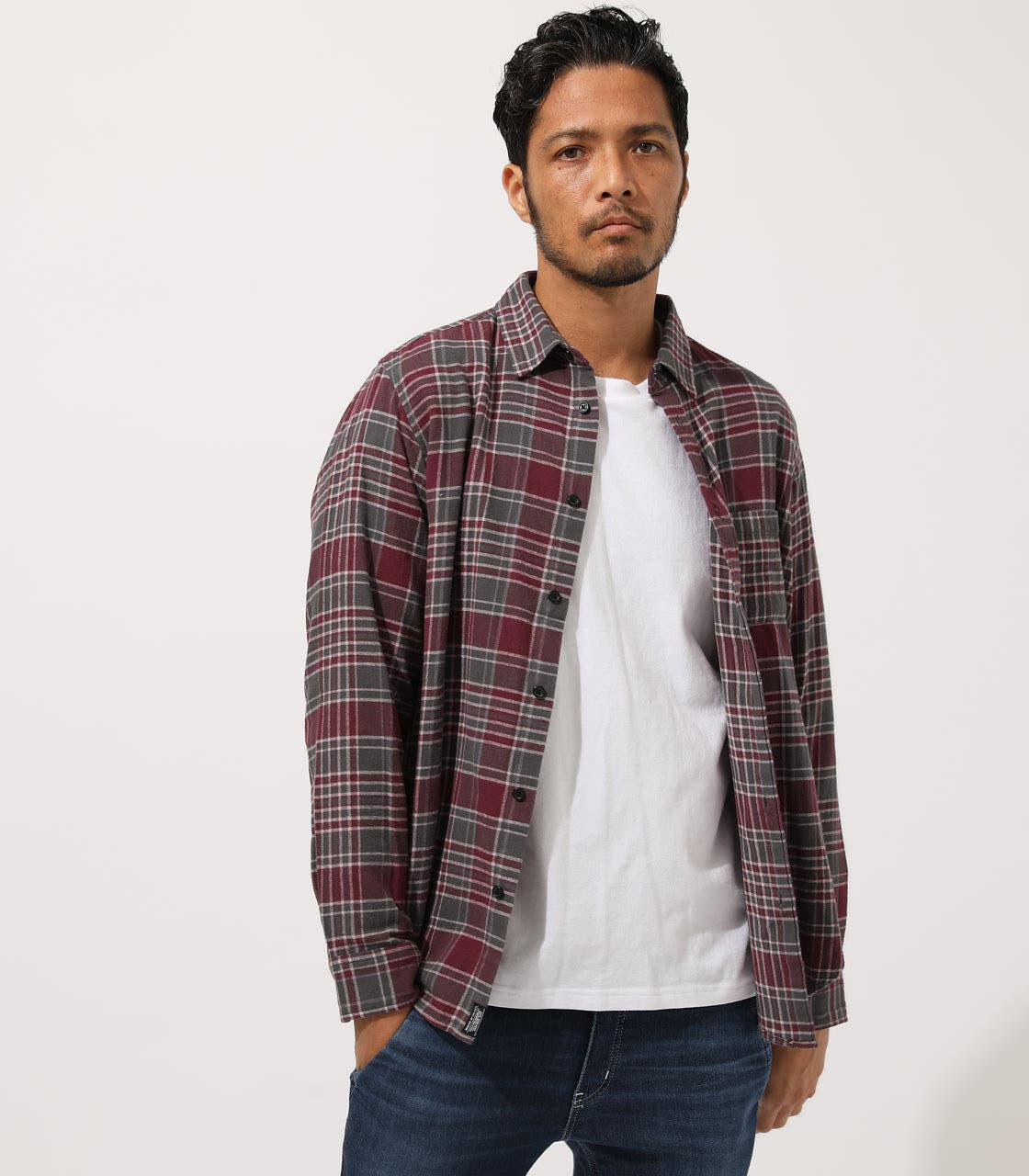FLANNEL CHECK SHIRT/フランネルチェックシャツ[品番