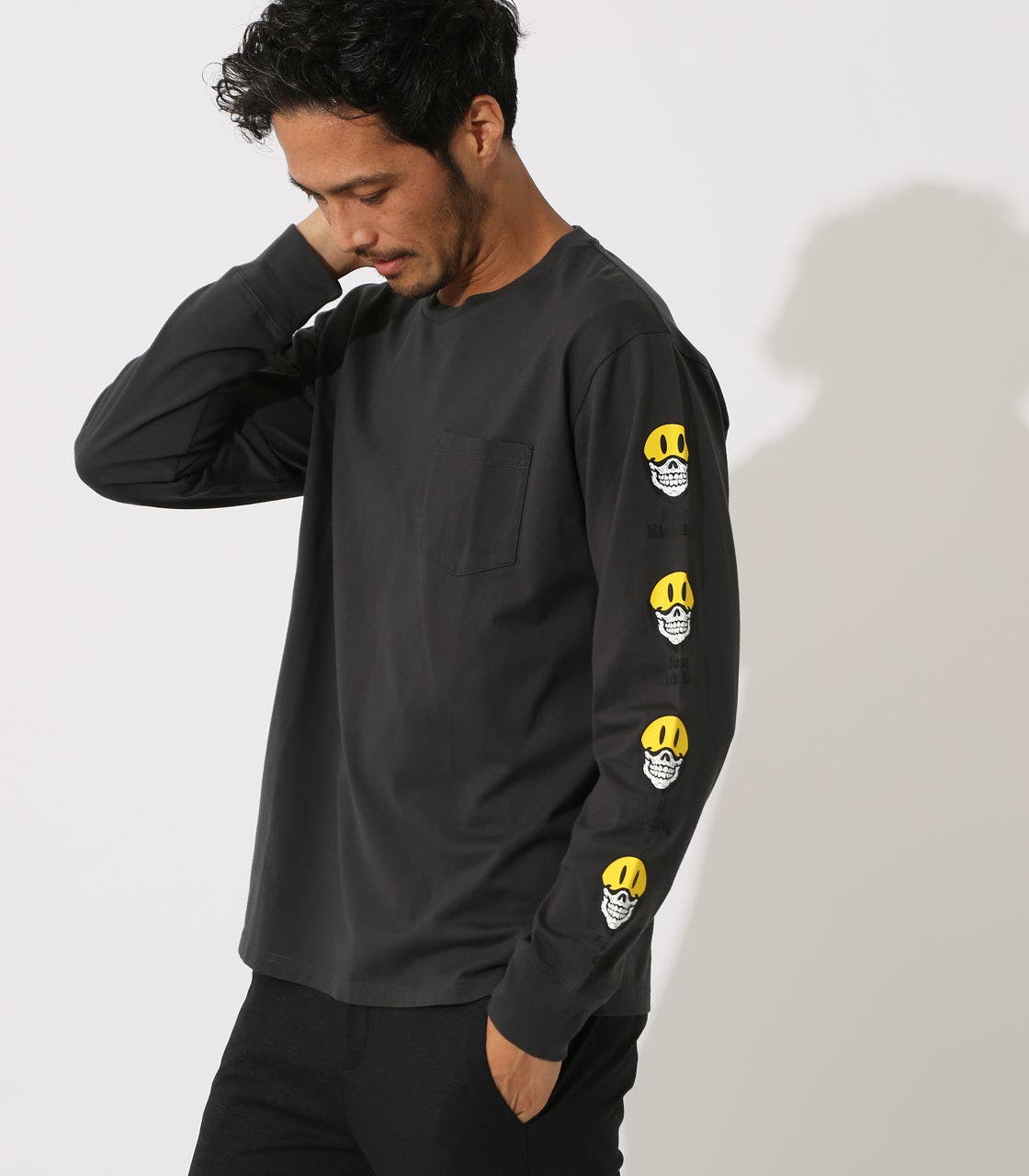 JUST KIDDING LONG TEE/ジャストキディングロングTシャツ[品番