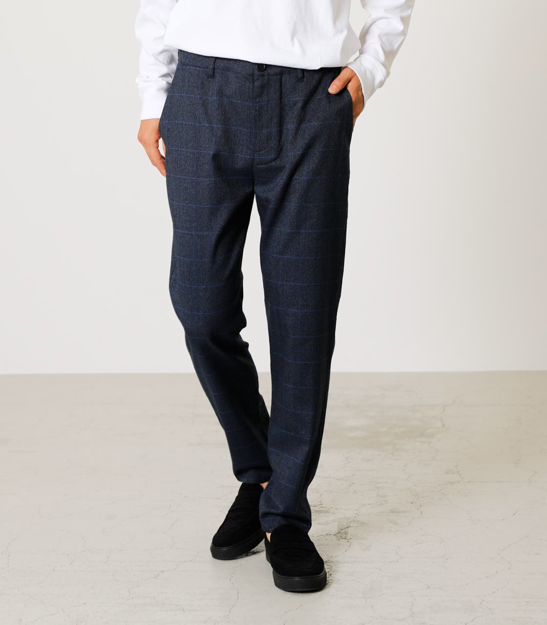 SHADOW CHECK PANTS/シャドウチェックパンツ[品番：AZLW0017690]｜AZUL