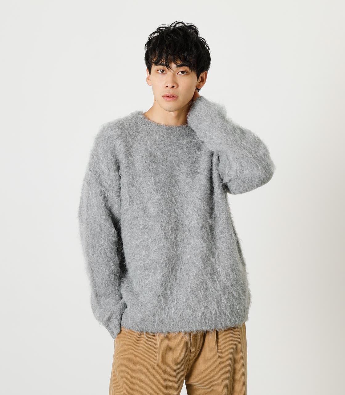 【新品】Wilhelm Shaggy Pullover SHAGGY PULLOVER KNIT/シャギープルオーバーニット[品番：AZLW0018015