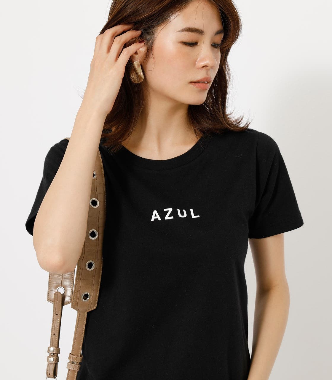 AGR 売れ筋商品|||エージーアール Tシャツ トップス レディース Tops Azure zz-250dsg90-198d_020-1.jpg