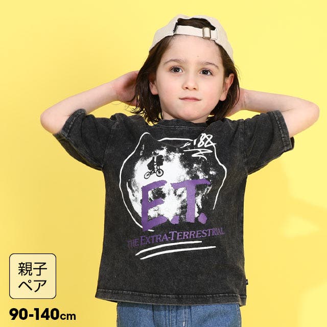 親子お揃い E.T. グラフィックTシャツ 0370K[品番：BYDK0007309 