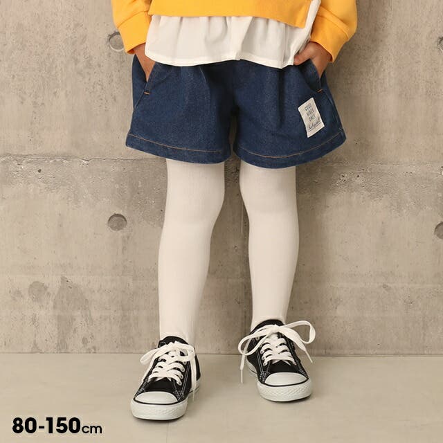 デニムタックショートパンツ 6142K[品番：BYDK0004542