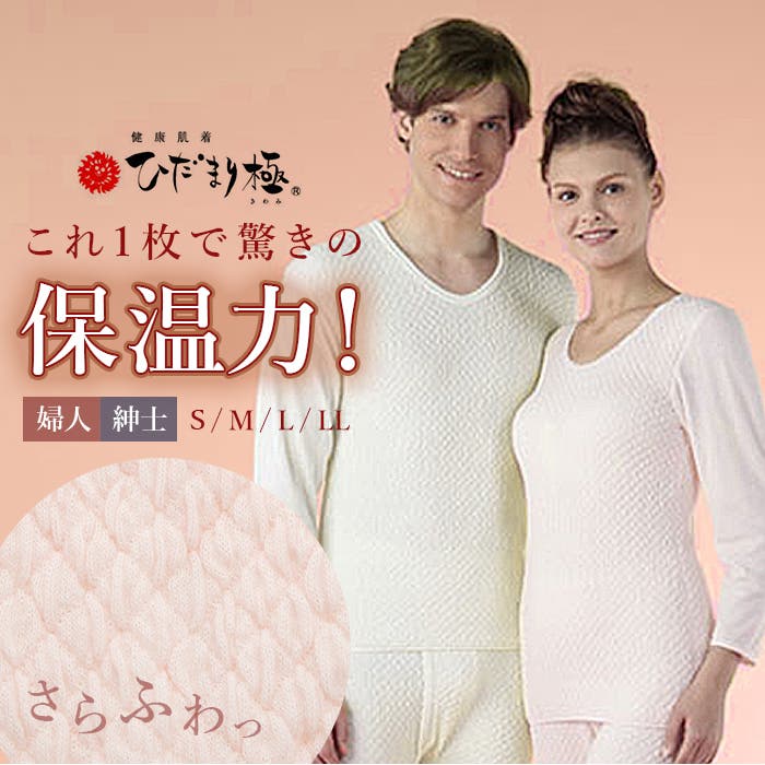 新品 健康肌着 ひだまり スエットスーツ 婦人用上・下セット（L）