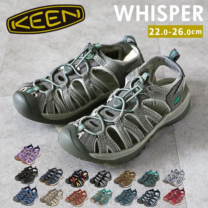 KEEN キーン WHISPER レディースサンダル[品番：BCYW0009103