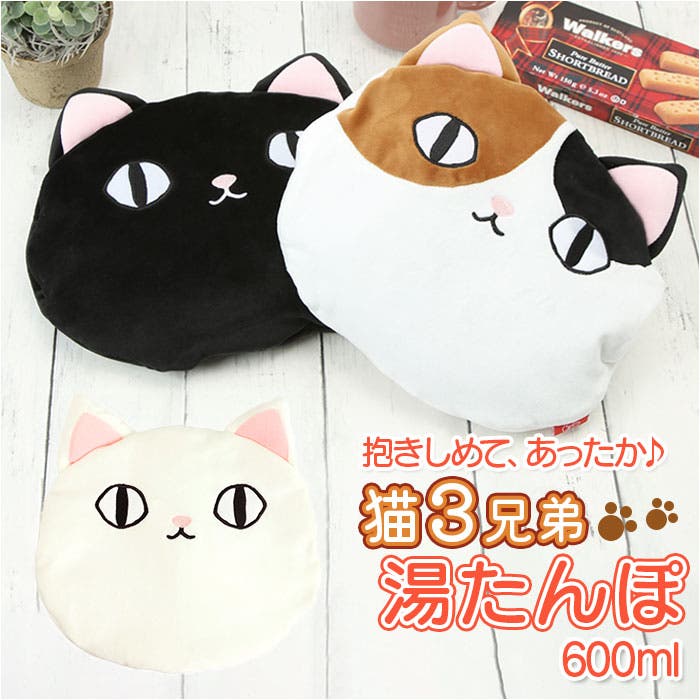 猫3兄弟 湯たんぽ[品番：BCYW0015855]｜BACKYARD FAMILY（バックヤード