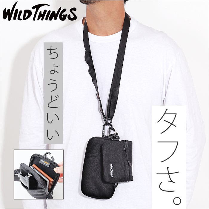 WILD THINGS ストライプポーチ[品番：BCYW0032118]｜BACKYARD