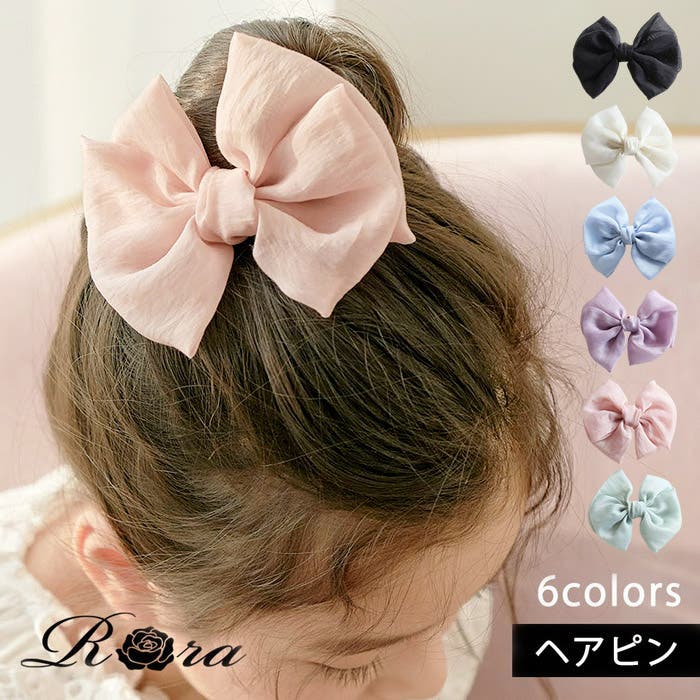 ソーウ大きなリボンヘアピン[品番：BCYW0035852]｜BACKYARD FAMILY