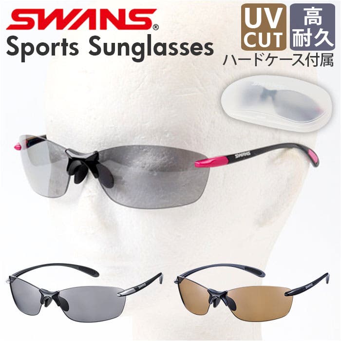 SWANS Airless Leaf-fit スポーツサングラス 偏光レンズ Airless Leaffit スポーツサングラス 偏光レンズ[品番：BCYW0036553