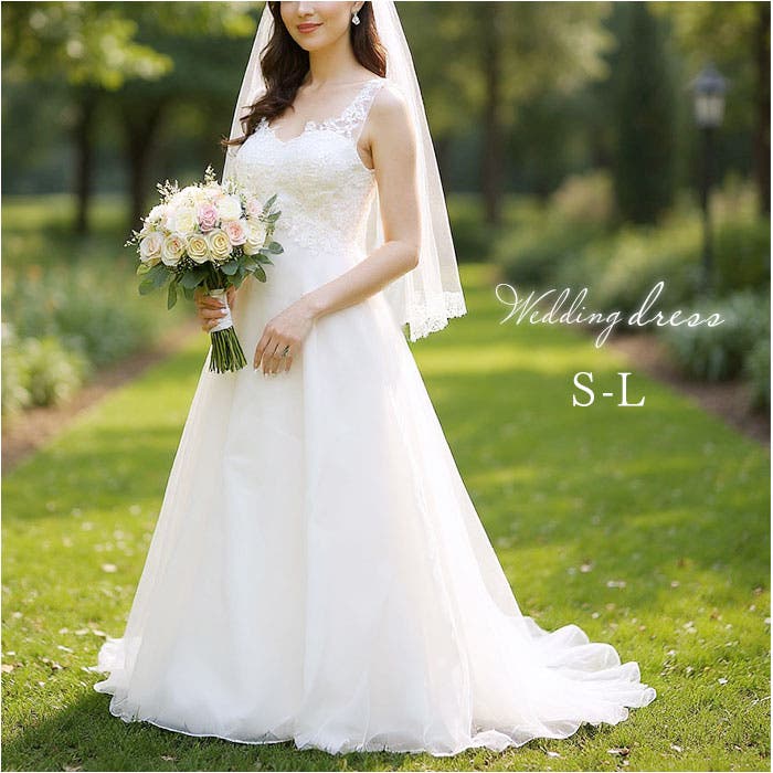 ウェディングドレス ロング[品番：BCYW0039215]｜BACKYARD