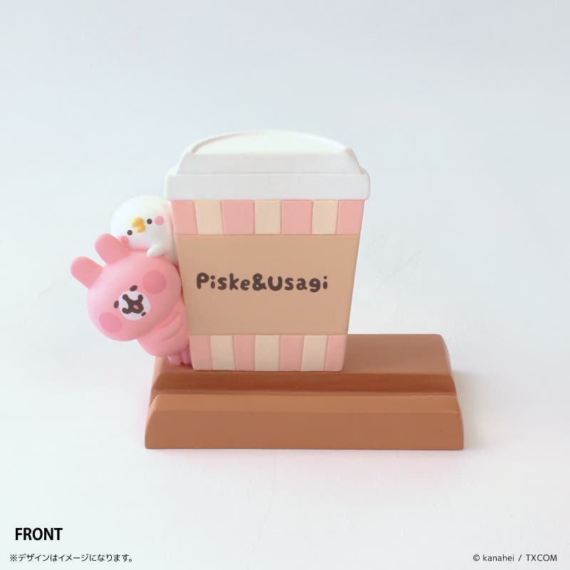 カナヘイの小動物 スマホスタンド ピスケ＆うさぎ[品番：BCYW0038057