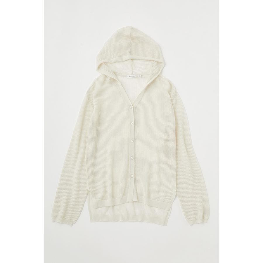 SHEER HOODIE カーディガン[品番：BJLW0023687]｜MOUSSY OUTLET