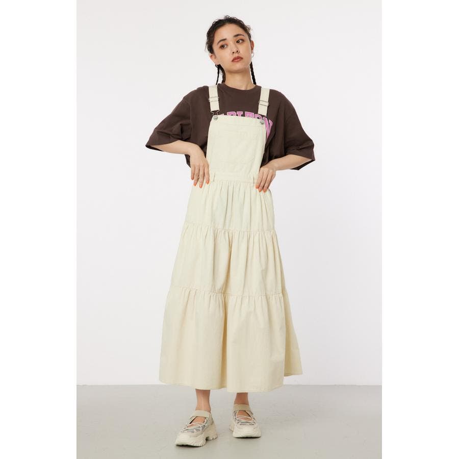 【red chop works】サロペットスカート38 red chop works】サロペットスカート38