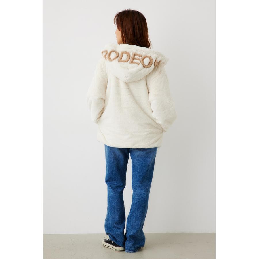 フードエコファーブルゾン[品番：BJLW0026667]｜RODEO CROWNS