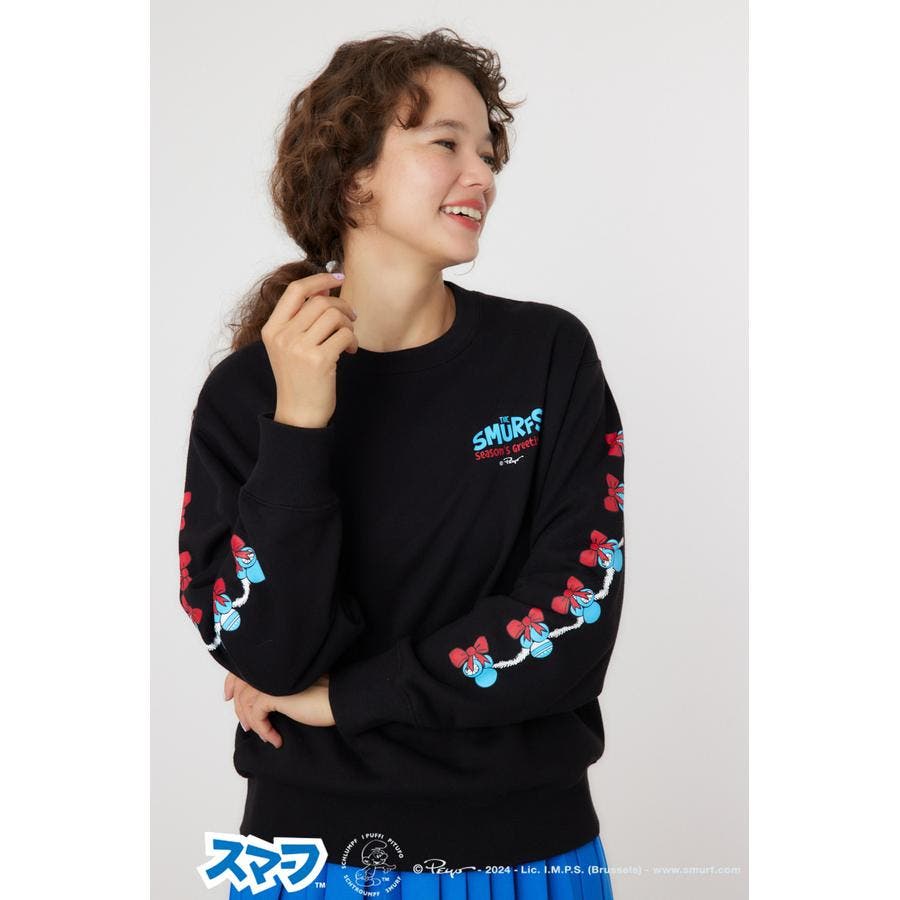 モールス”ビッグシルエット刺繍スウェット（グレイ） | HATSUNEX