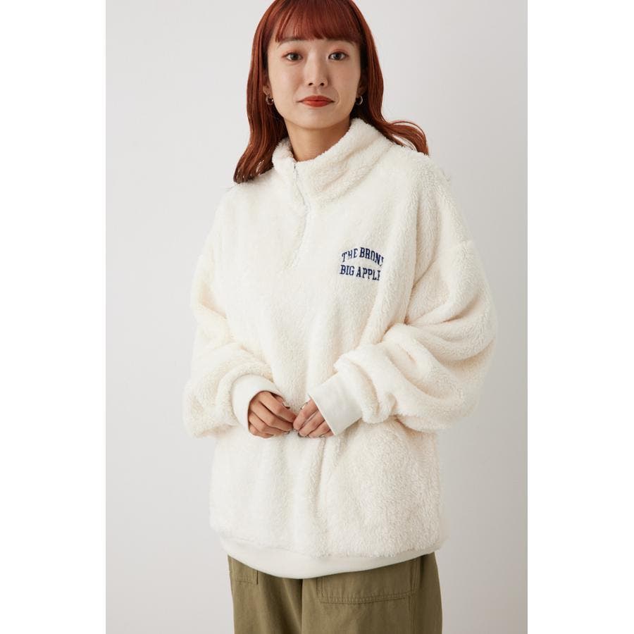 シャギーハーフZIPトップス[品番：BJLW0026763]｜RODEO CROWNS WIDE