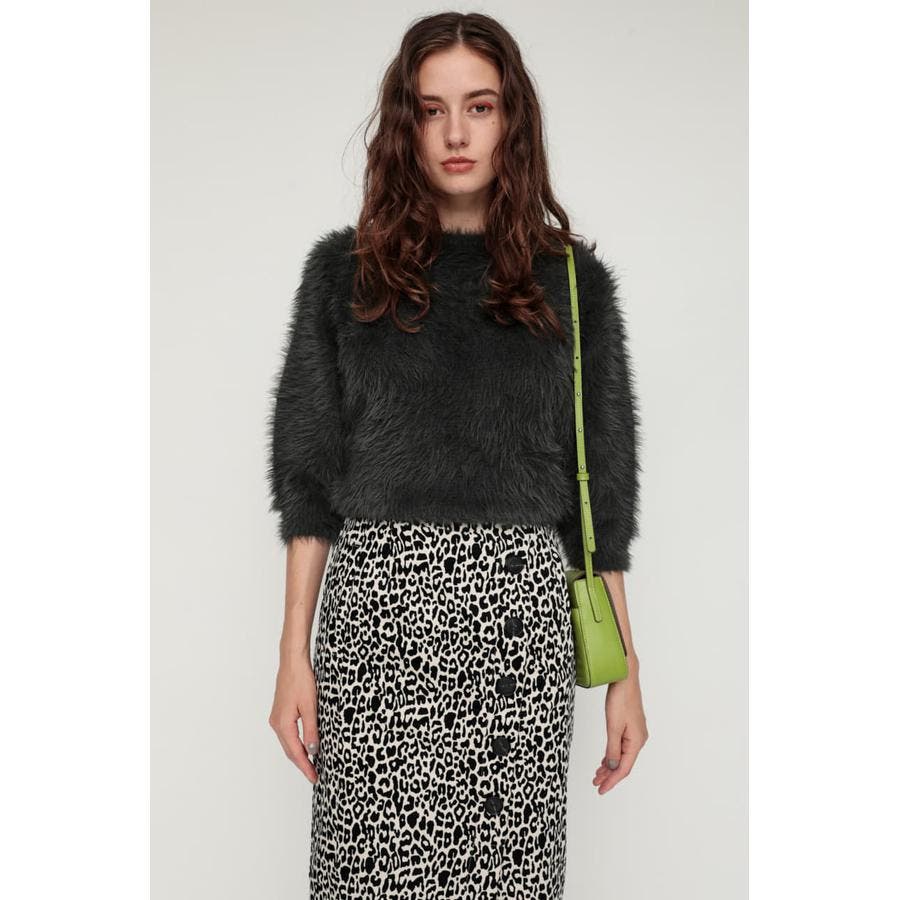 SLY - MINK LIKE H/S TOPS/シャギーニットトップス SLY（スライ）の「MINK LIKE H/S TOPS/シャギーニットトップス