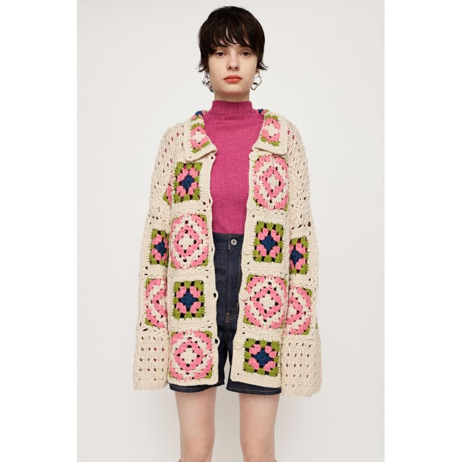 SLY CROCHET MG カーディガン CROCHET MG カーディガン[品番：BJLW0023902]｜SLY OUTLET（スライ