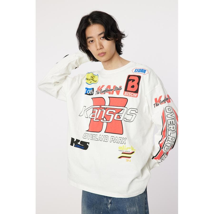 レーシング ロングスリーブTシャツ[品番：BJLW0029340]｜RODEO