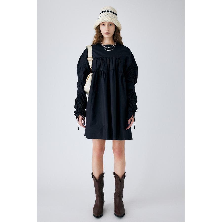 EMPIRE GATHER MINI ドレス[品番：BJLW0025128]｜MOUSSY OUTLET