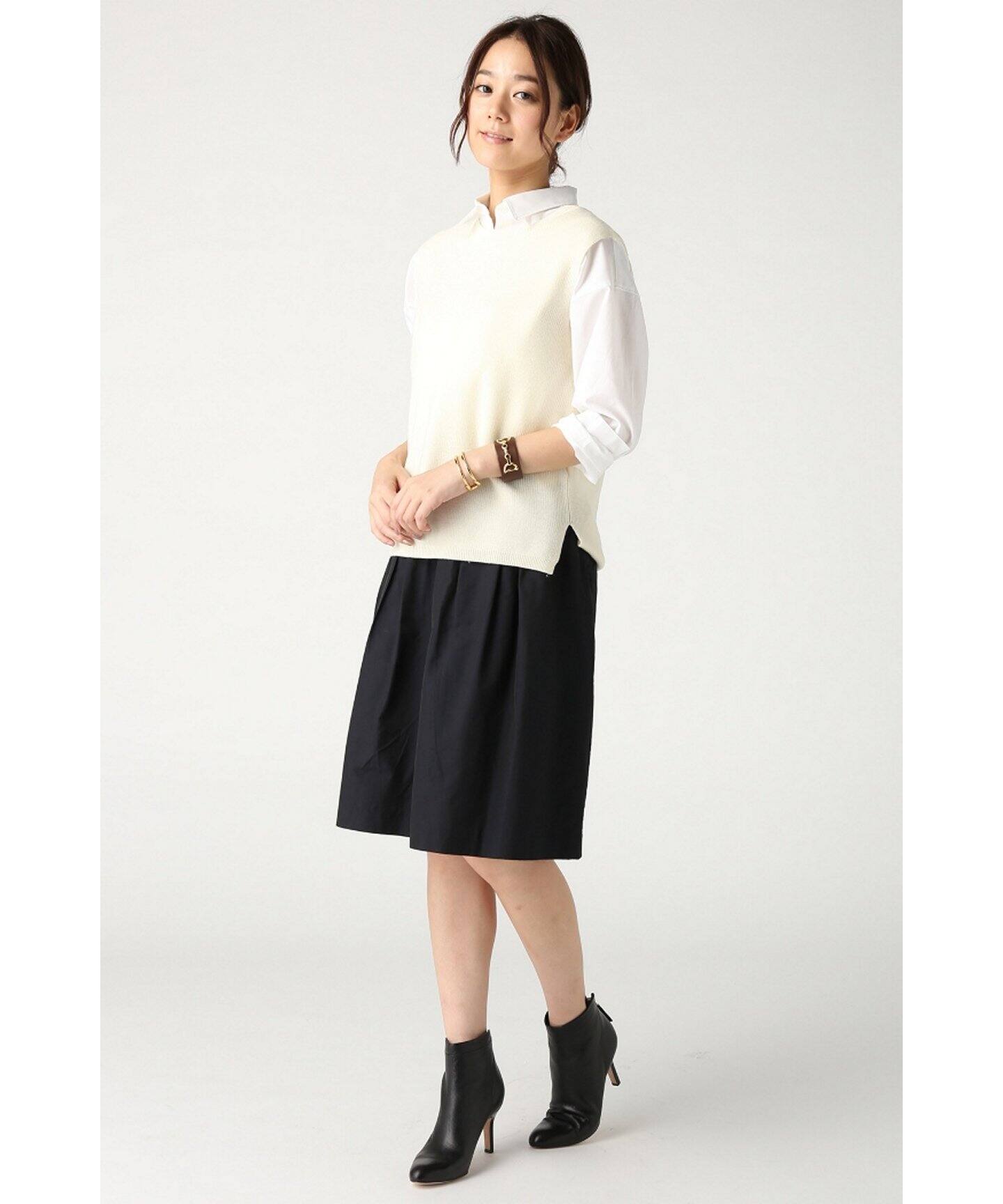 Spick and Span＞メモリー タックギャザースカート[品番：BYCW0003186  