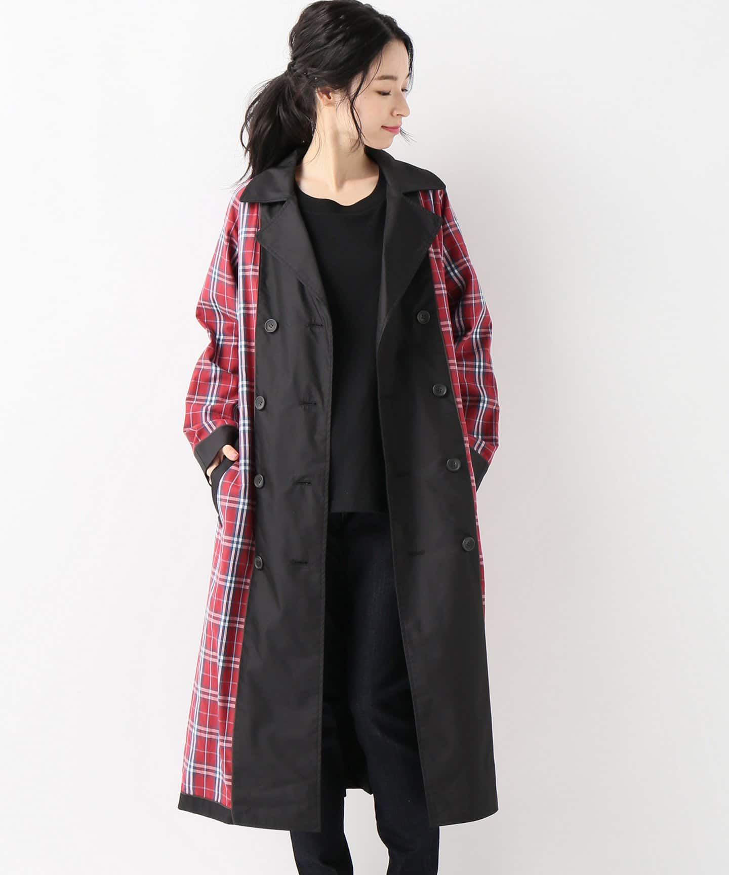 TO BE CHIC - トゥービーシック 2way！リバーシブル トレンチ