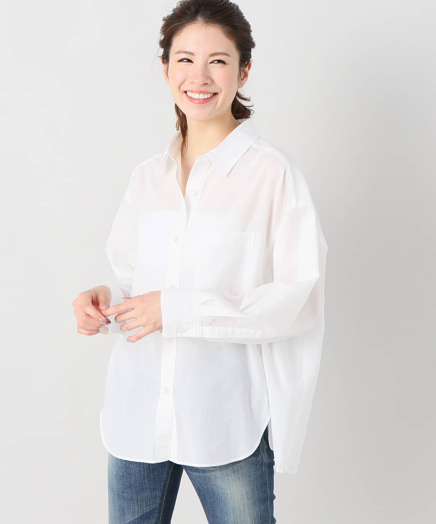 IENA＊コットンテンセルルーズシャツ IENA（イエナ）の「《予約》コットンテンセルルーズシャツ◇（）」 - WEAR