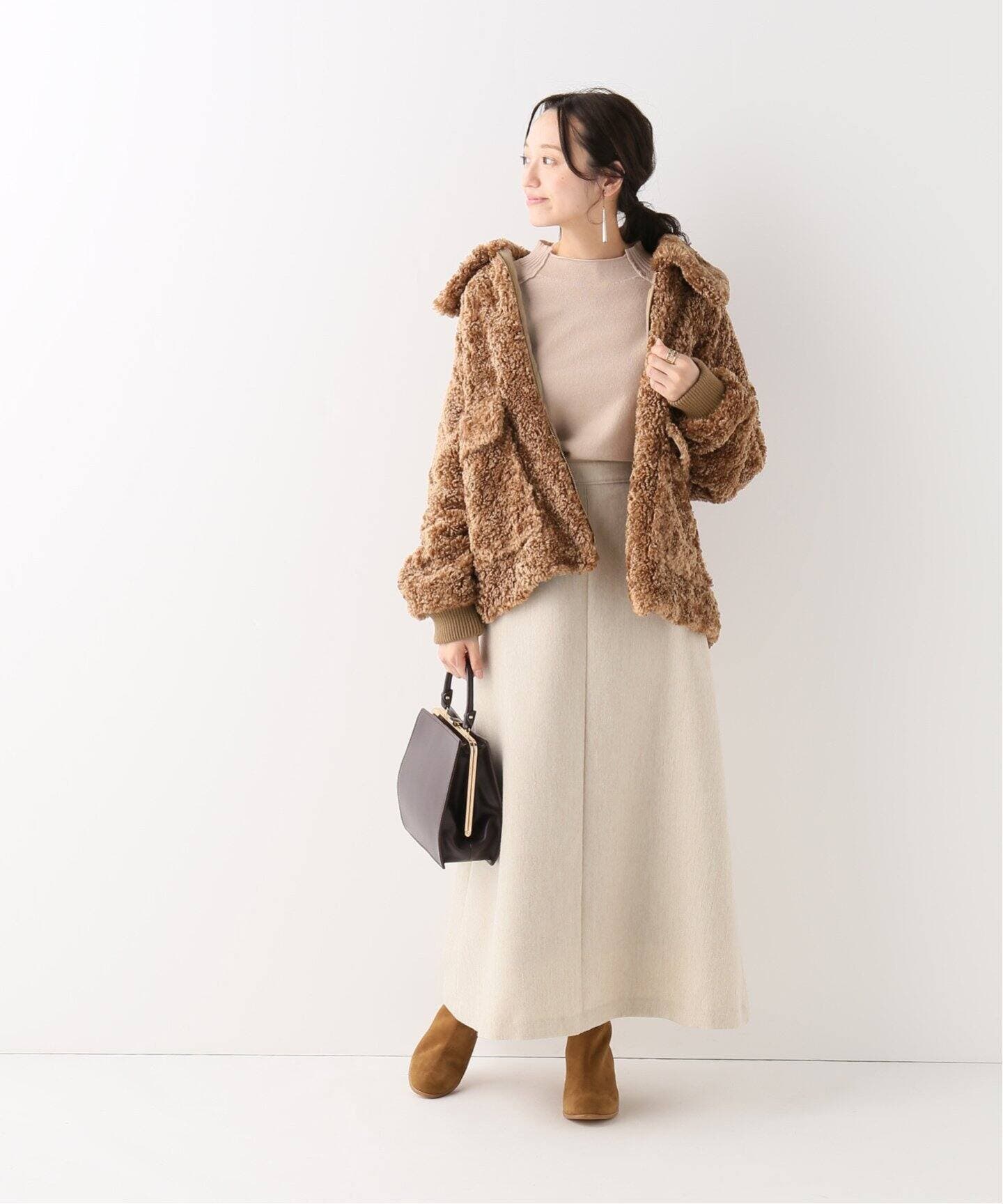 イエナ IENA BARTOLOZZI ファーブルゾン （ナチュラル