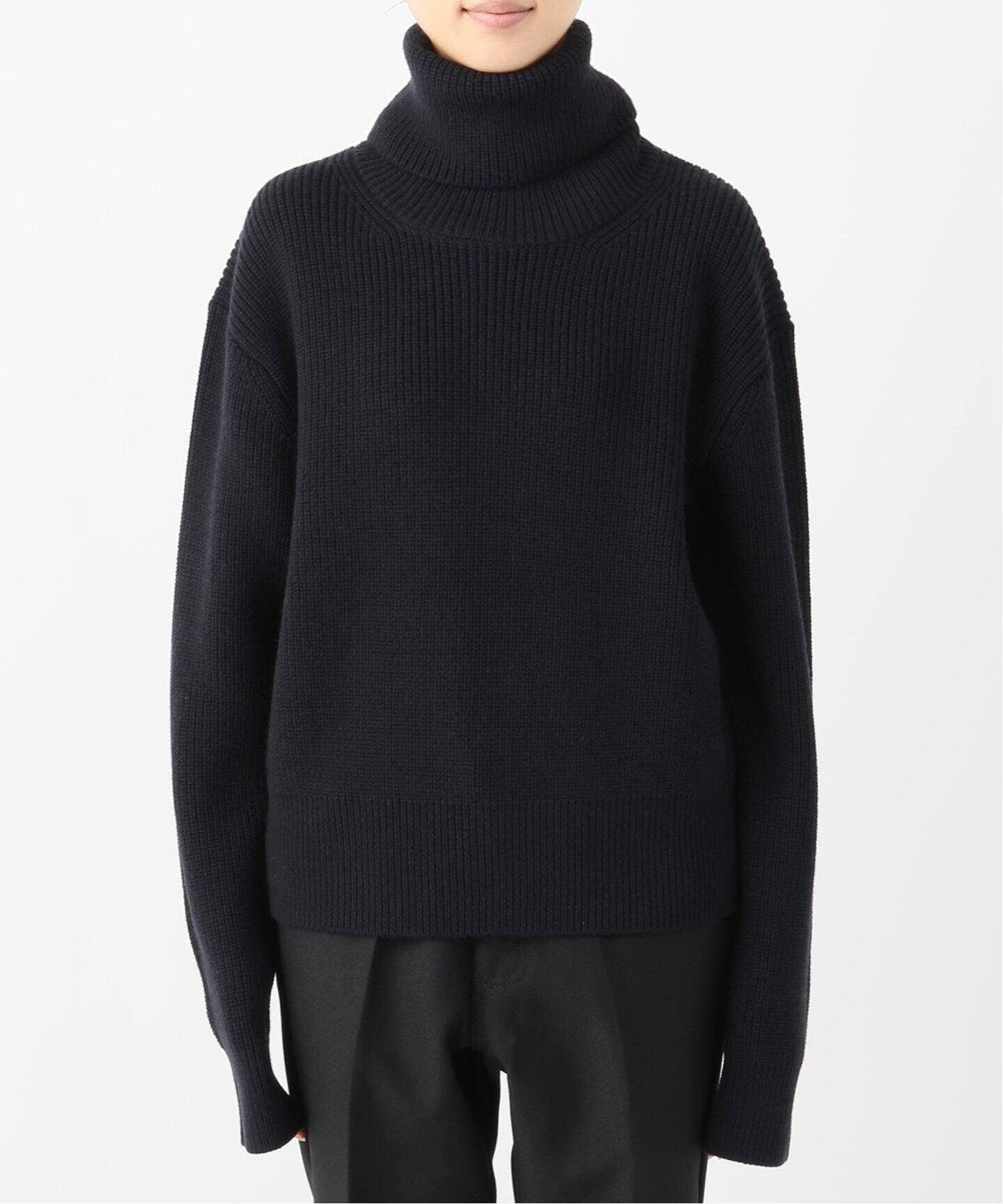 AP STUDIO エーピーストゥディオ】ショートボリュームタートル  