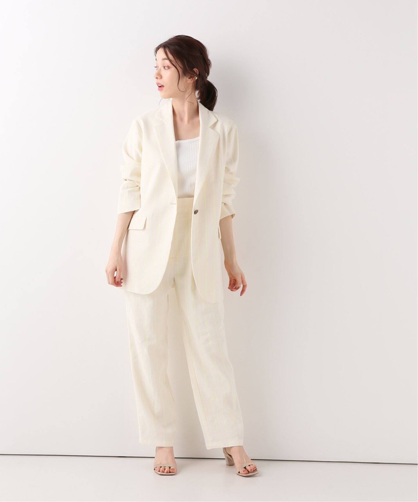 Spick and Span]#ネオンピンストライプオーバージャケット[品番