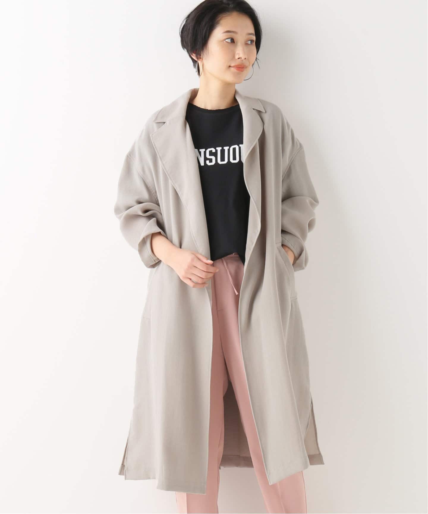 B.C STOCK ベーセーストック】オーバーキナガシコート[品番 B.C STOCK ベーセーストック】オーバーキナガシコート[品番