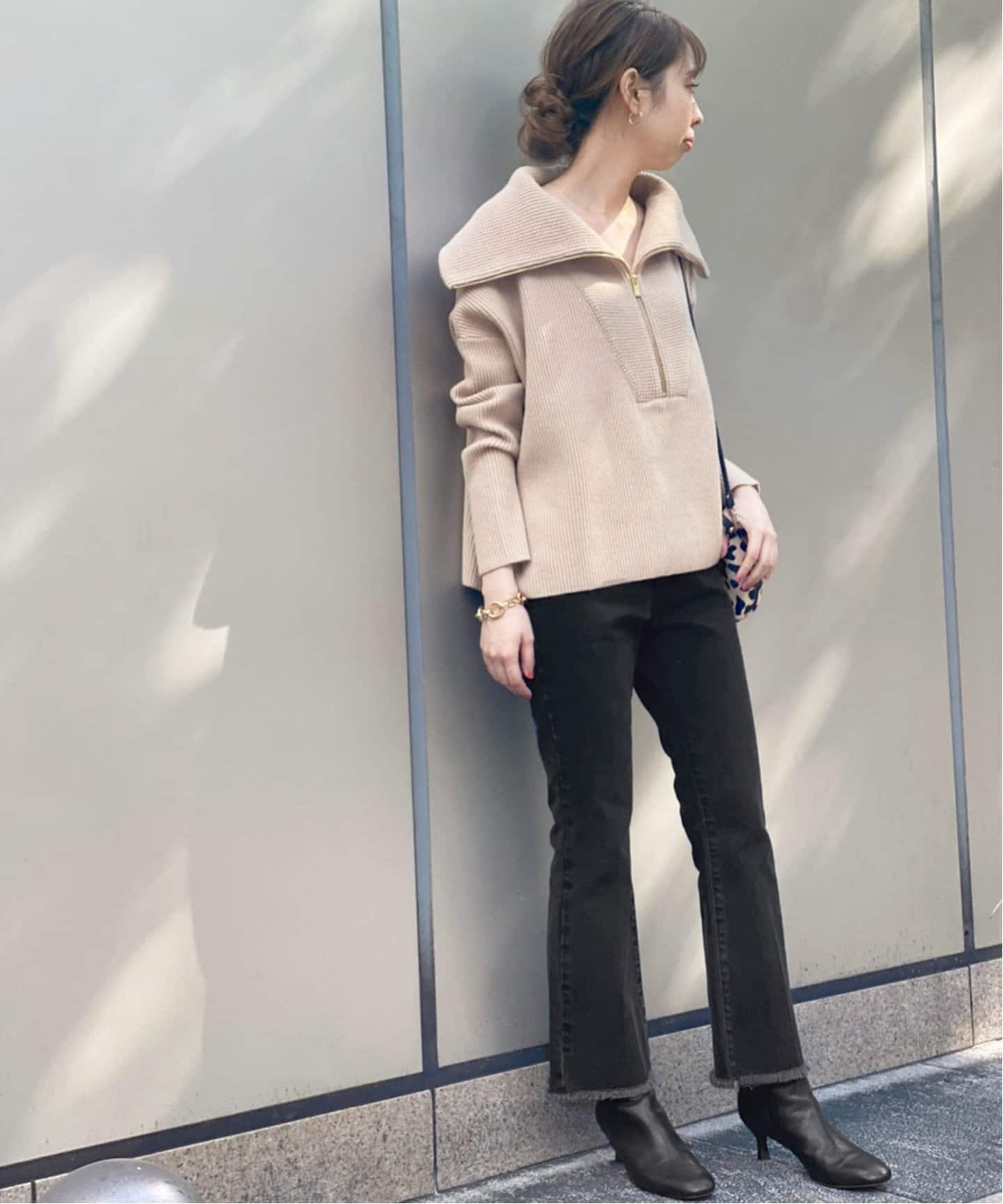 Spick and Span＞ 【5 1/2】ベルラインフレイデニム◇[品番  