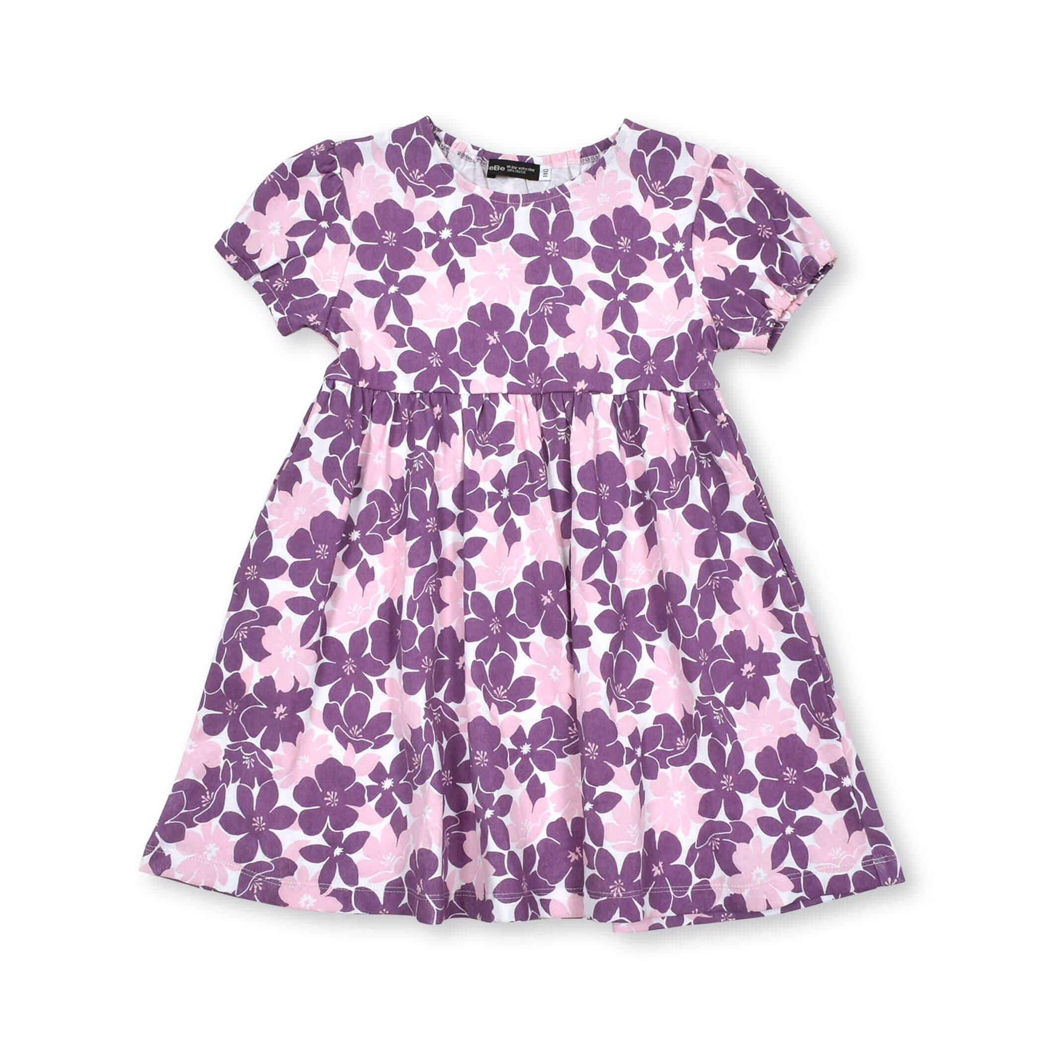 新品　BeBe 花柄ワンピース　130 ベベ（BeBe）/【お揃い】【DEVEAUX】花柄ワンピース(90~140cm)の