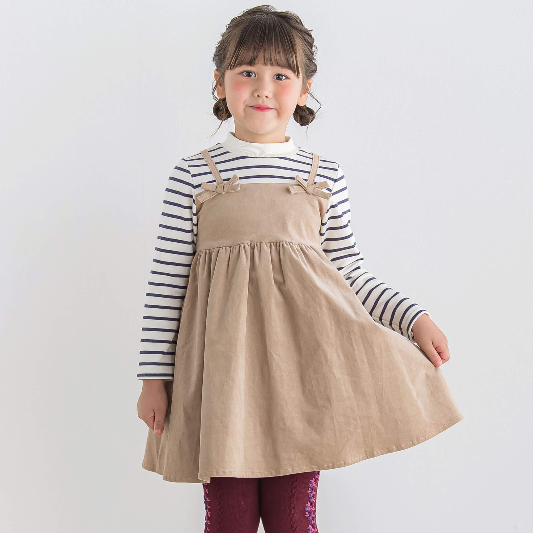 コーデュロイワンピース　80 110-140㎝】コーデュロイ ワンピース / 組曲 KIDS | ファッション通販