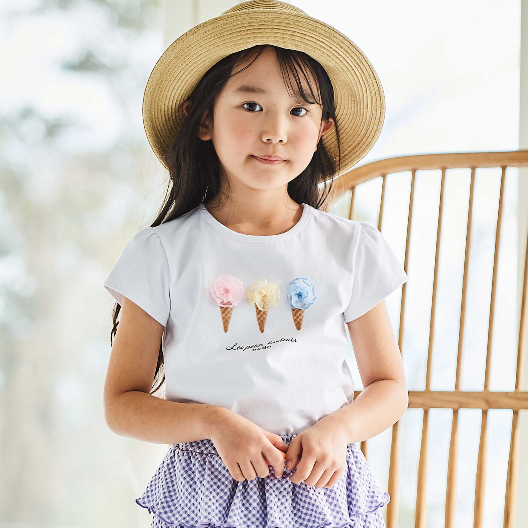 アイスクリームモチーフ半袖Tシャツ(80~150cm)[品番