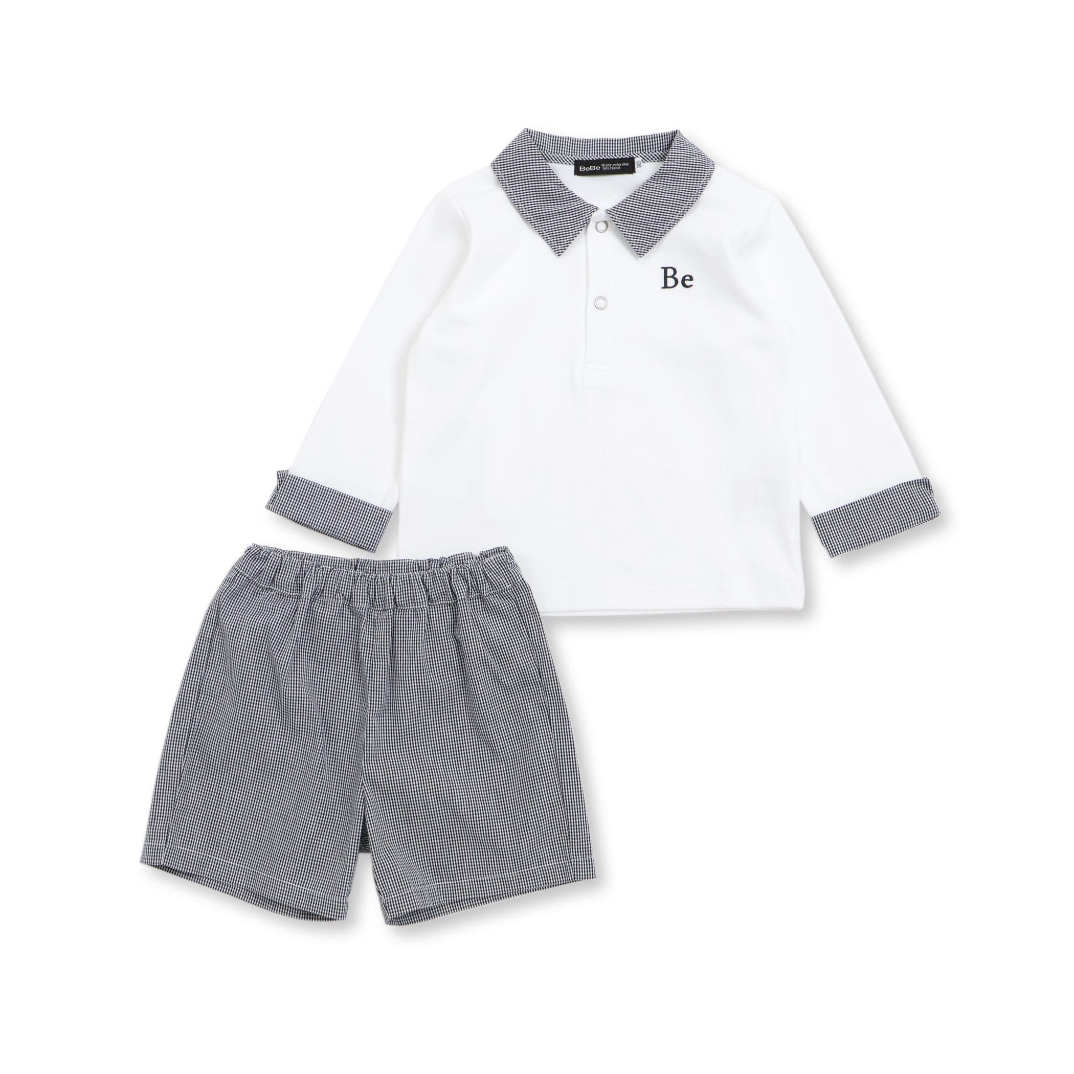 KEBOZ ベロア セットアップ ハーフジップポロ&ハーフパンツ KEBOZ ベロアハーフジップポロ ＆ ハーフパンツ セットアップ L
