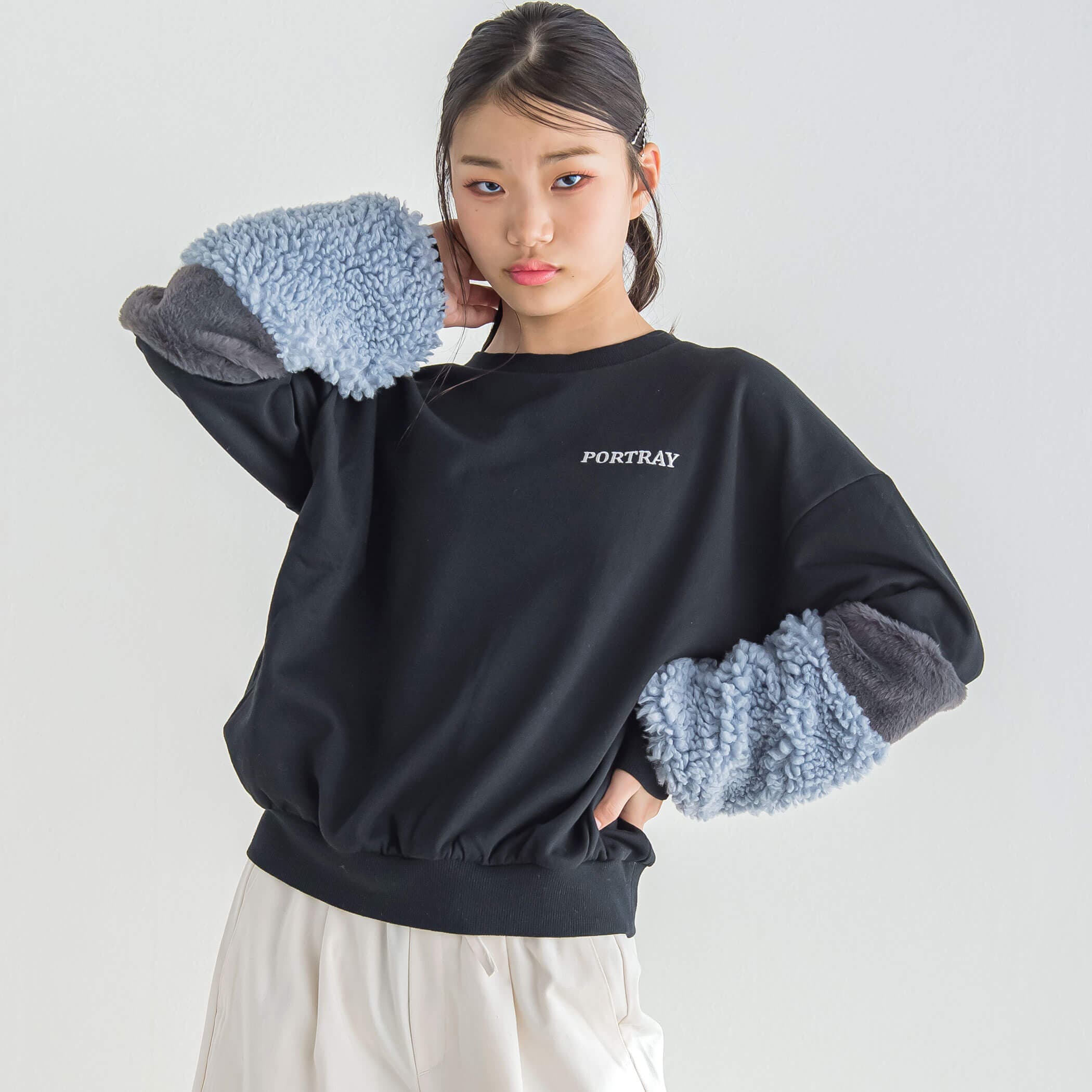 メゾピアノ新品新作タグ付きどうぶつロゴ　ファー袖トレーナー130 楽天市場】メゾピアノ(mezzo piano)どうぶつロゴ ファー袖