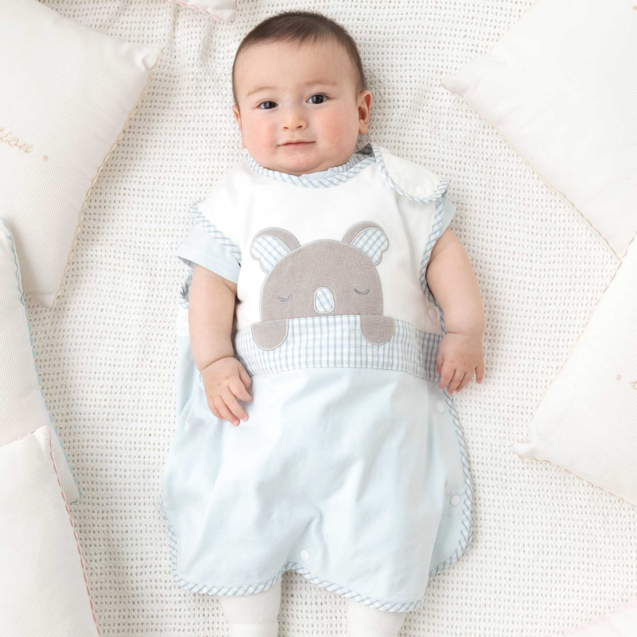 天竺コアラパッチスリーパー(50~90cm)[品番：BEBK0010782