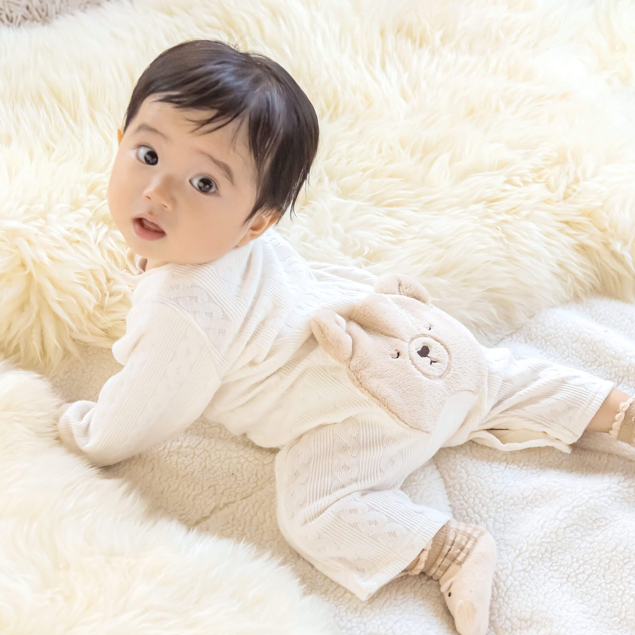 【おもち】ELLIE 2WAYリボンロンパース Sサイズ ellie 2wayロンパース