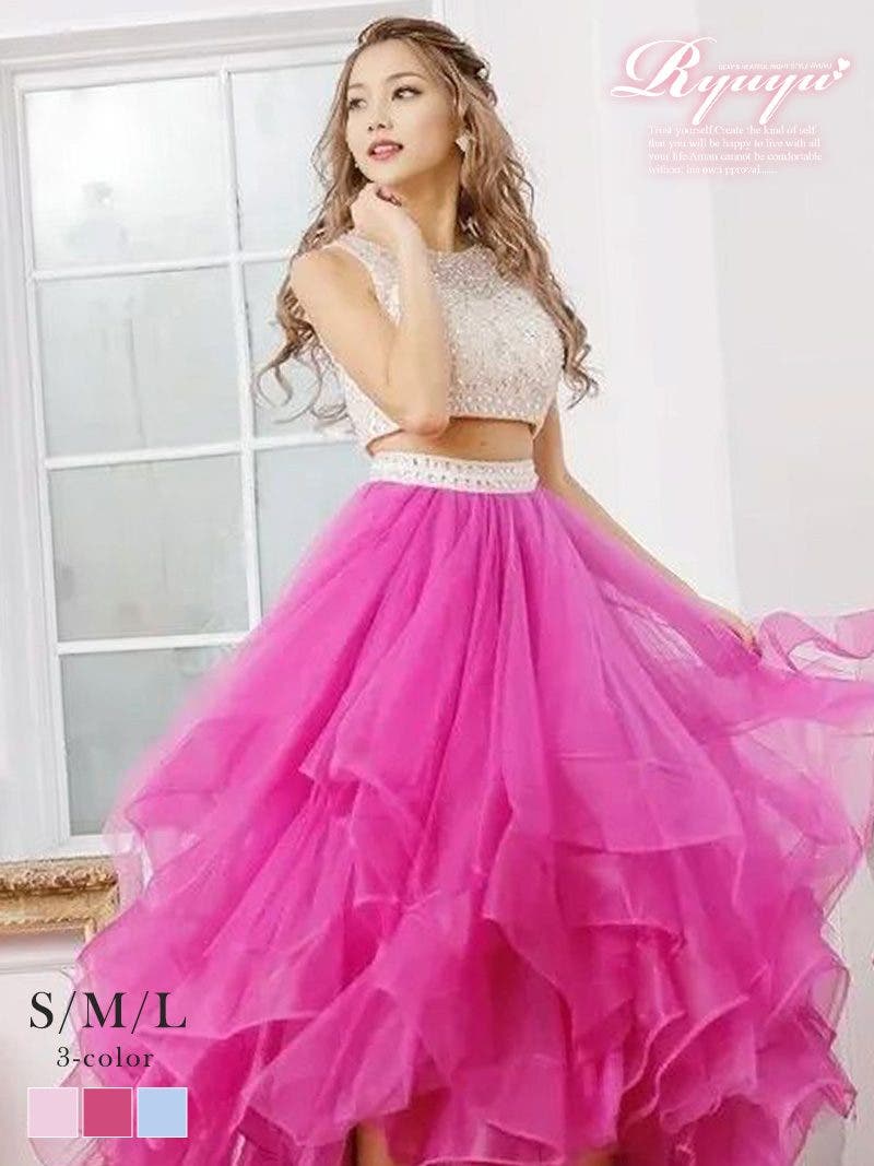 ピンクのキャバドレスセット 505446_01.jpg