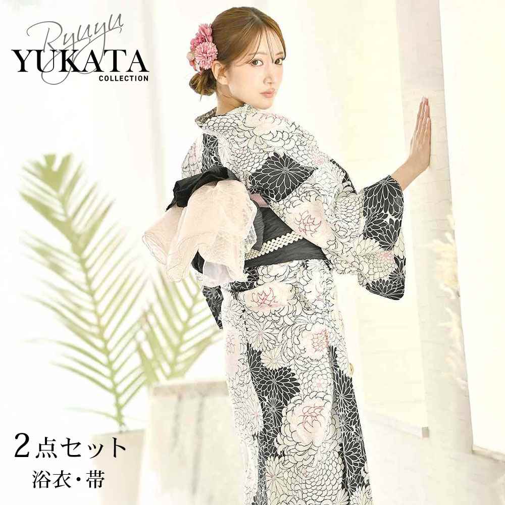 浴衣 糸菊 和花[品番：RV000012429]｜Ryuyu（リューユ）｜レディース