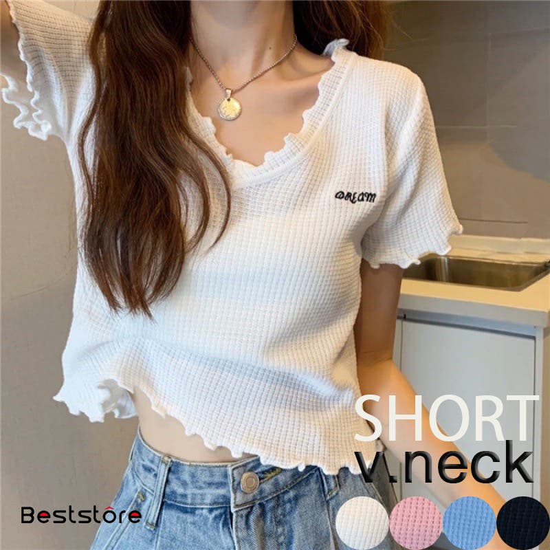 Tシャツ ショート丈 トップス[品番：BSRW0000374]｜Beststore（ベスト